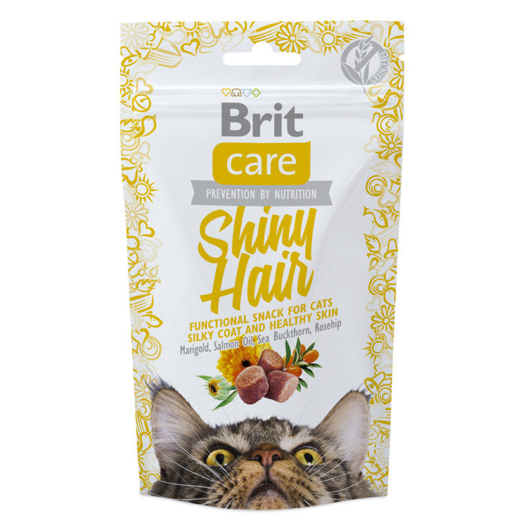 Brit Care Cat Snack Shiny Hair (Saumon) 50g