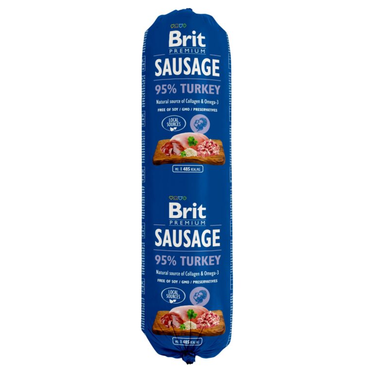 Brit Premium Sausage Poulet ou Dinde 800g