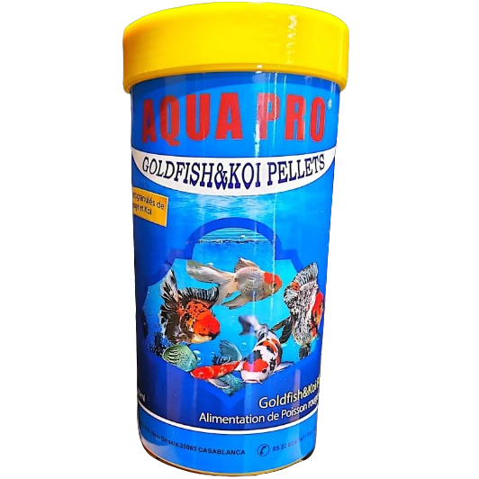 Aliment en Flocons pour Poisson Rouge et Poisson Koi 100ml | 250ml – Nourriture à Casablanca