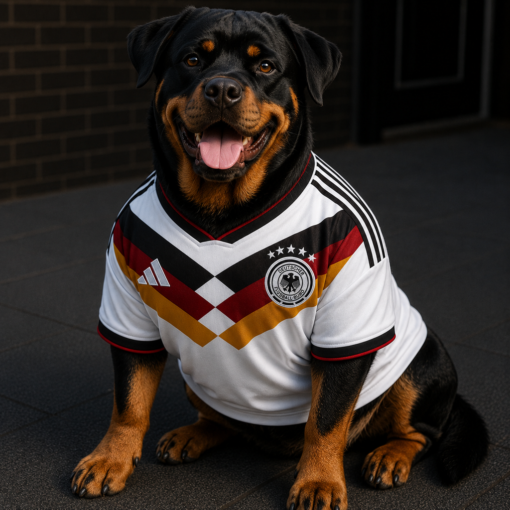 Maillot Football Allemagne pour chien – Édition Die Mannschaft – Taille L