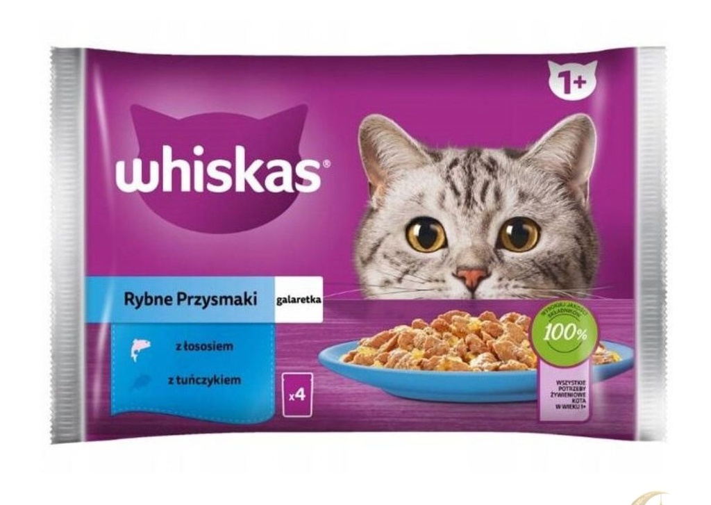 Whiskas Délices Poisson — 4x85g