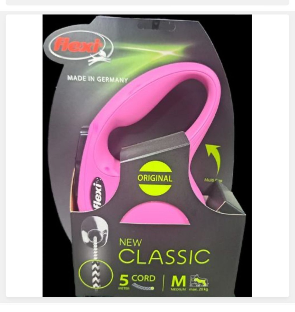 Laisse Rétractable Flexi New Classic (5m)