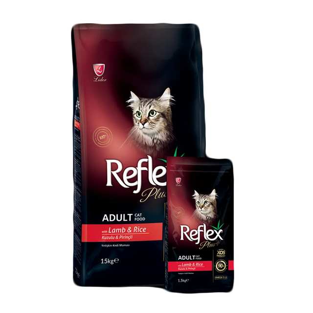 Reflex plus adult cat lamb15kg