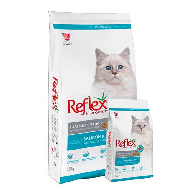 Reflex adult cat stériliser salmon & rice 15kg