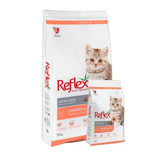 Reflex cat kitten chicken & rice 15kg