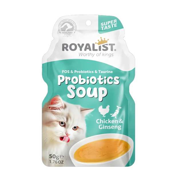 Royalist cat probiotics soup chicken & ginseng 50g
