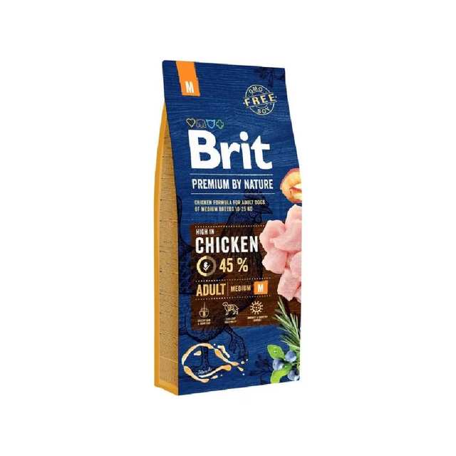 Brit dog adult medium chicken 15kg