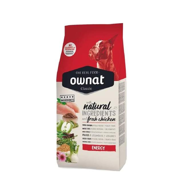 Ownat dog energy chicken classic 20kg