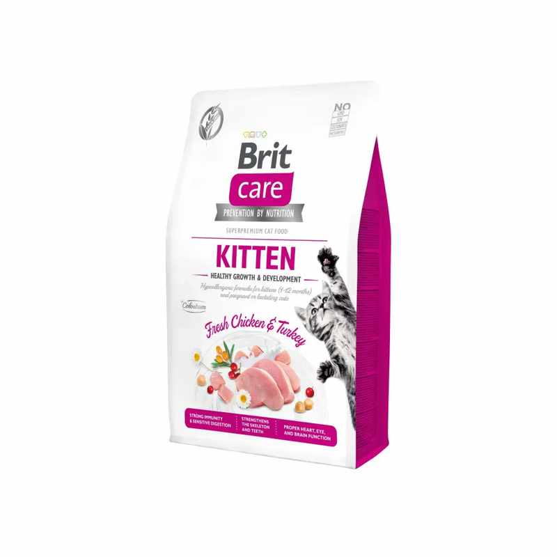 Brit kitten health growth & development chicken turkey 2kg