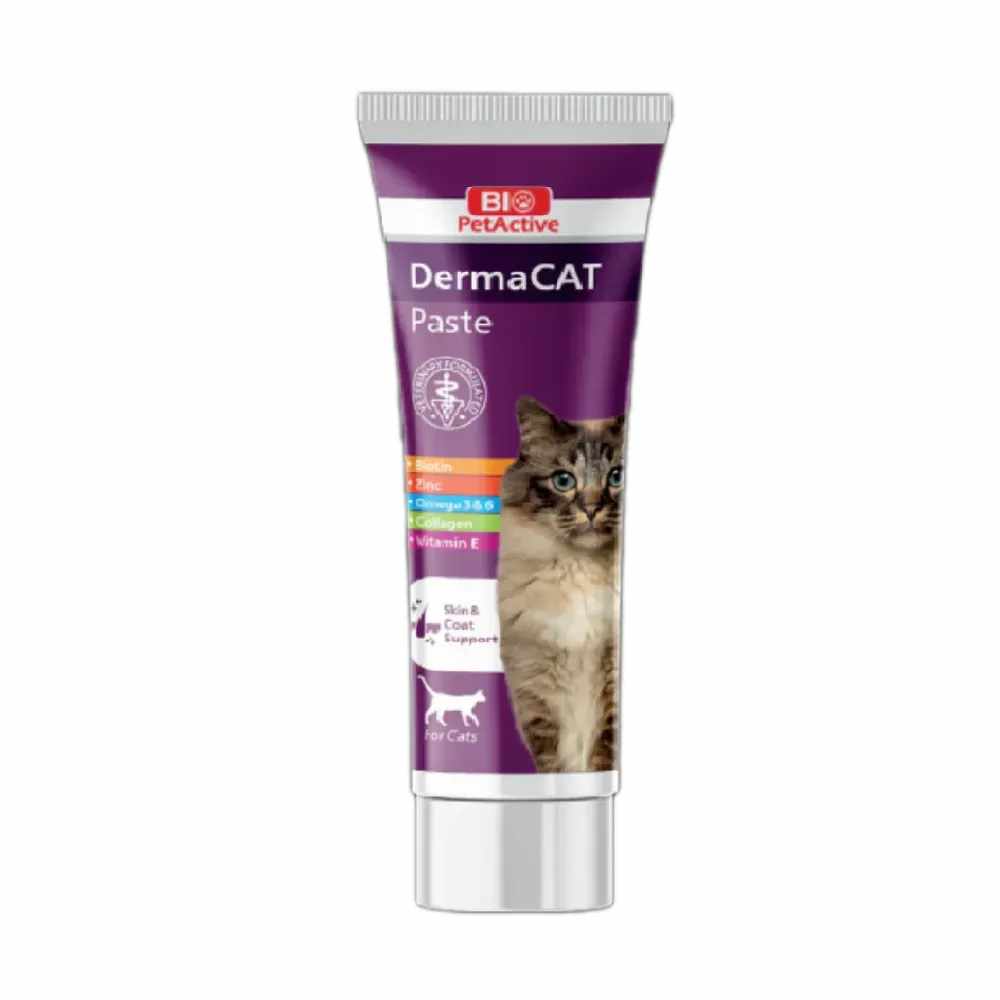 Bio petactive dermacat paste skin coat support for cats