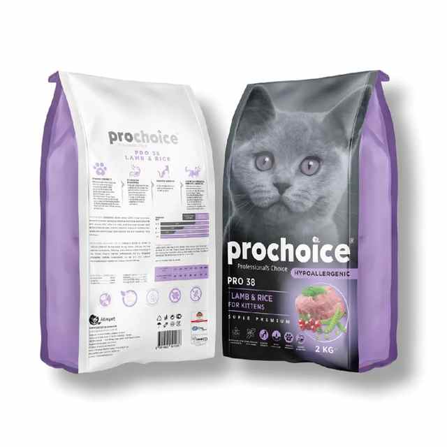 Prochoice kitten hypoallergenic lamb rice 2KG