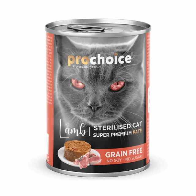 prochoice sterilised lamb pate