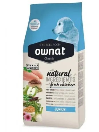 Croquettes OWNAT chien Classic Junior poulet 4 kg