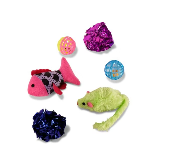 Jouet Pour Chat Fish And Fun vadigran (6 pièce )
