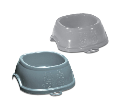 Petite Gamelle en Plastique pour Chiens et Chats avec Pieds Antidérapants.