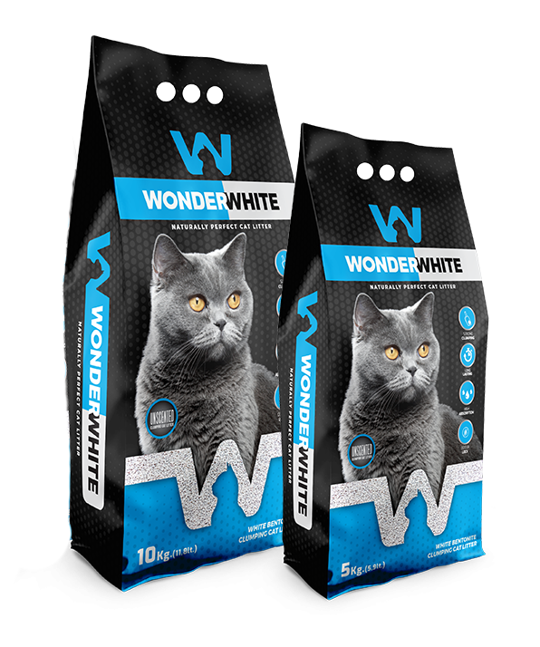 Litière agglomérante Wonder White 4 parfums