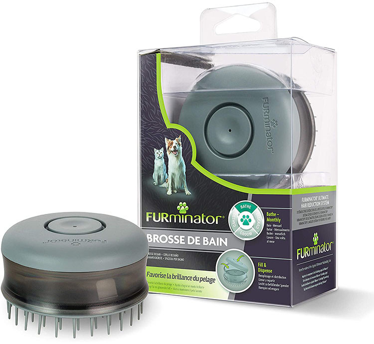 Furminator Brosse de bain Chien et Chat