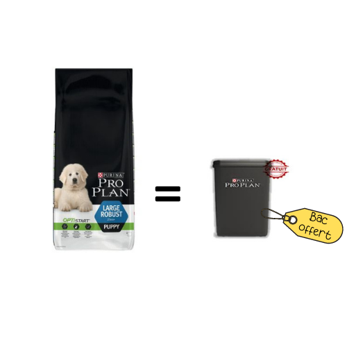 Promo Purina Pro Plan Large Robust Puppy 12 kg + Bac gratuit