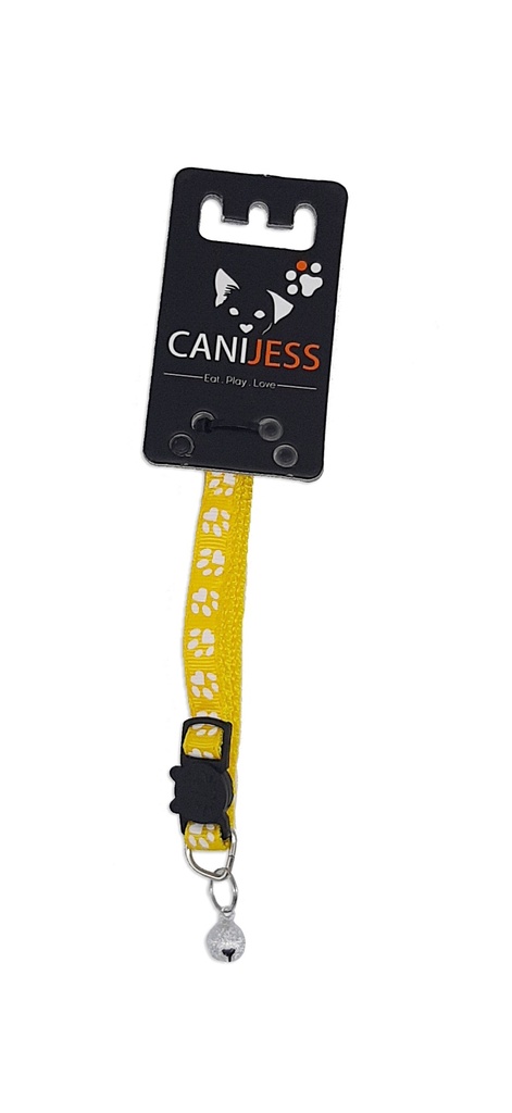 Collier avec clochette pour chat Canijess 4 coloris