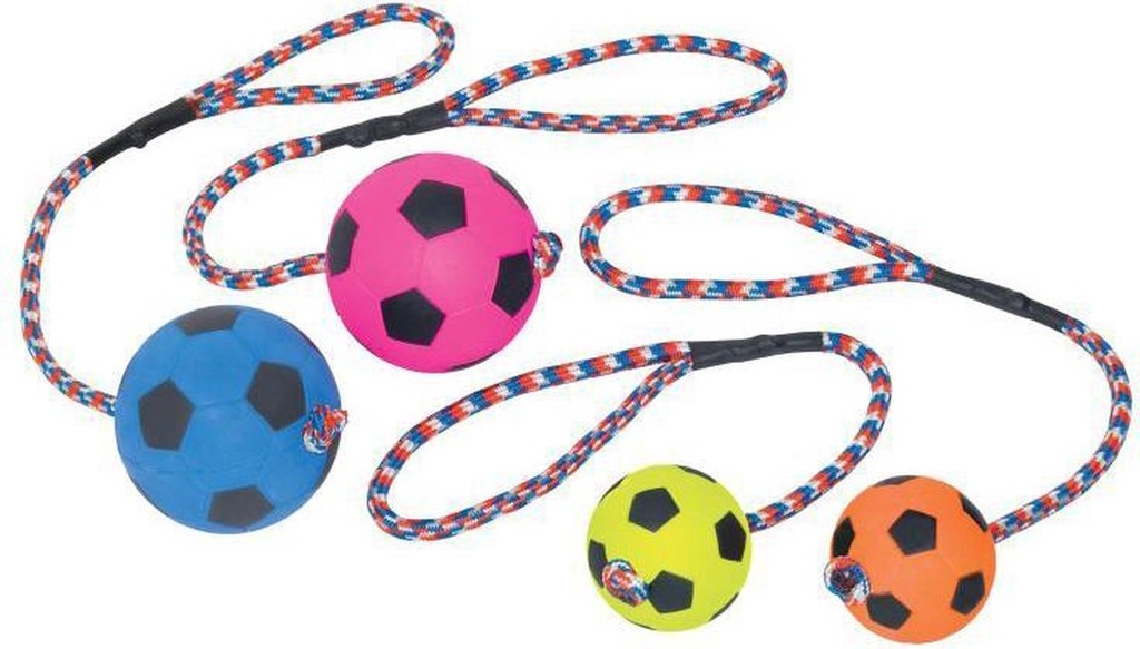 Gummi ball avec corde Vadigran 6cm (prix affiché) / 9cm