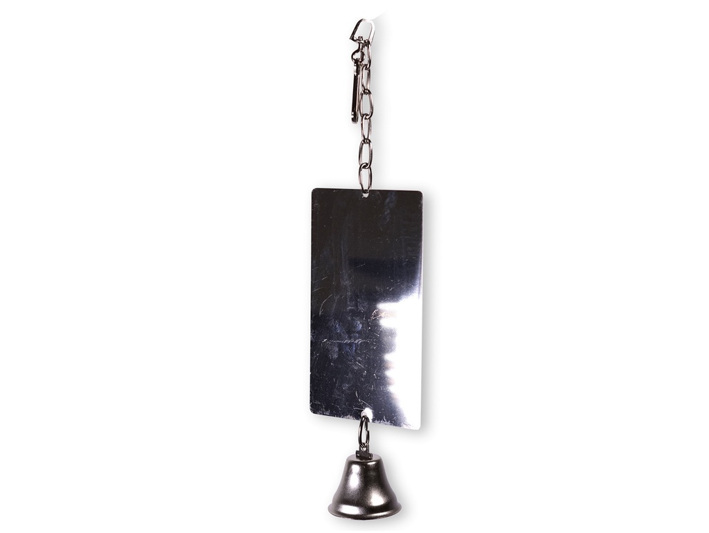 Miroir en métal rectangulaire Vadigran 15cm x 9cm