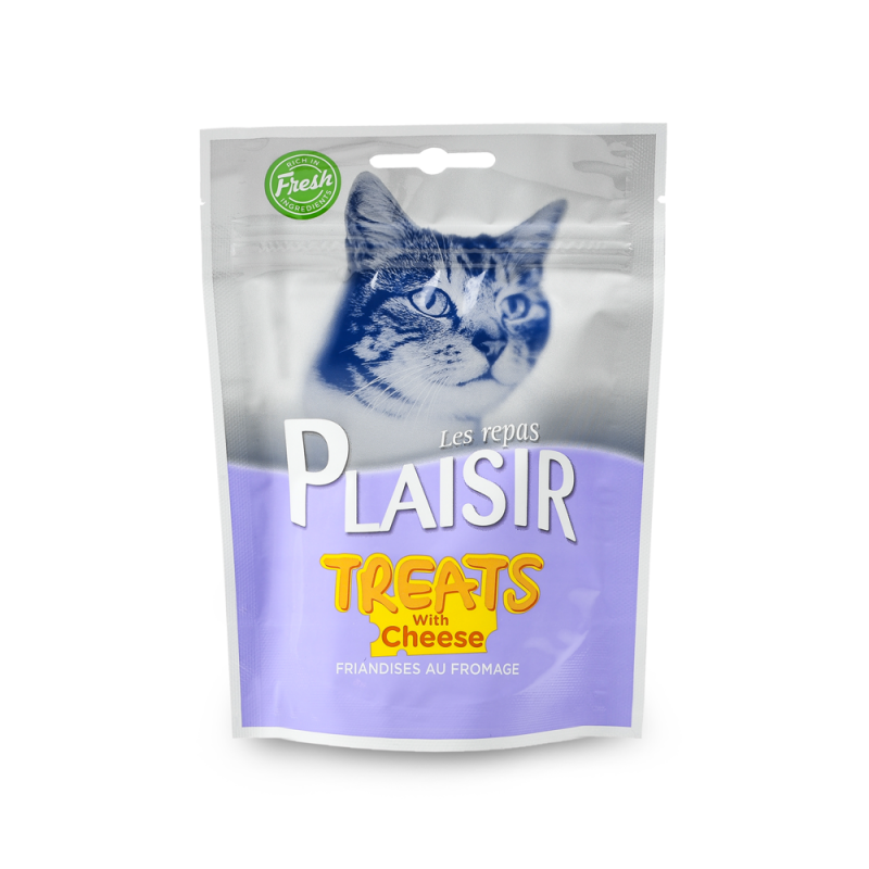 Friandise Repas Plaisir pour chat adulte goût fromage 60 g