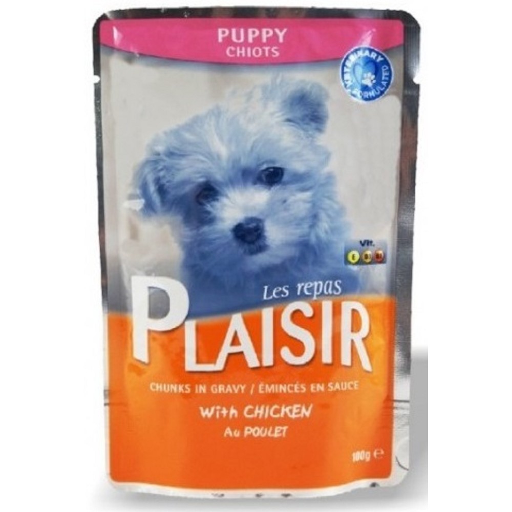 Pochon repas Plaisir pour chiot 100 g