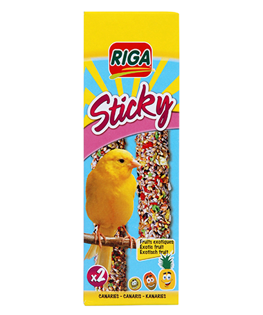 Riga Sticky Canaris avec fruits exotiques 2 x 60 g