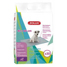 Paquet de 30 tapis absorbants Zolux pour tapis éducatif 40 cm x 60 cm
