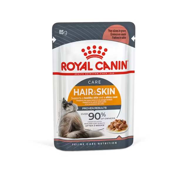 Sac de croquettes pour chat Royal Canin Hair & Skin Care.