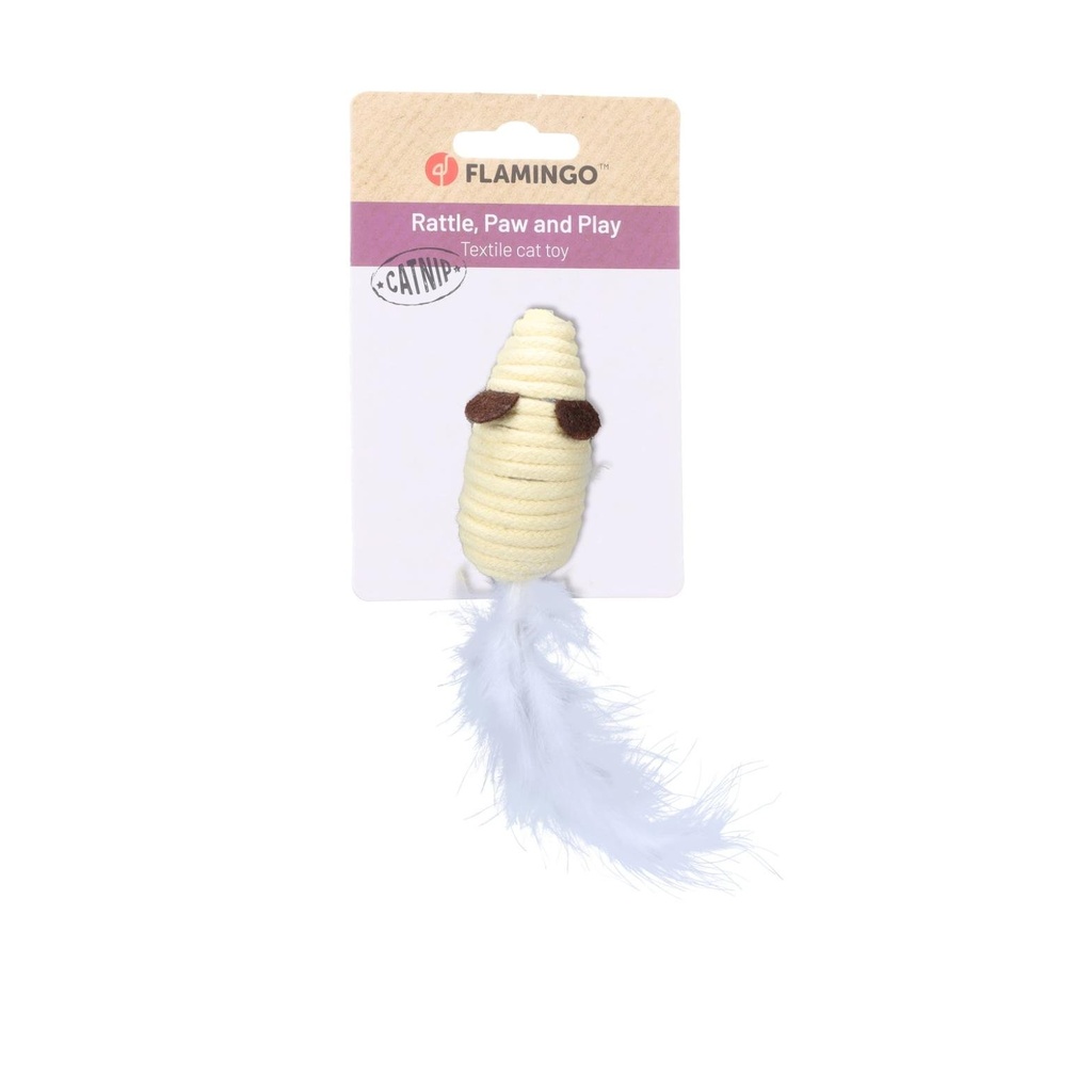 JOUET CHAT ELASTIQ SOURIS AS