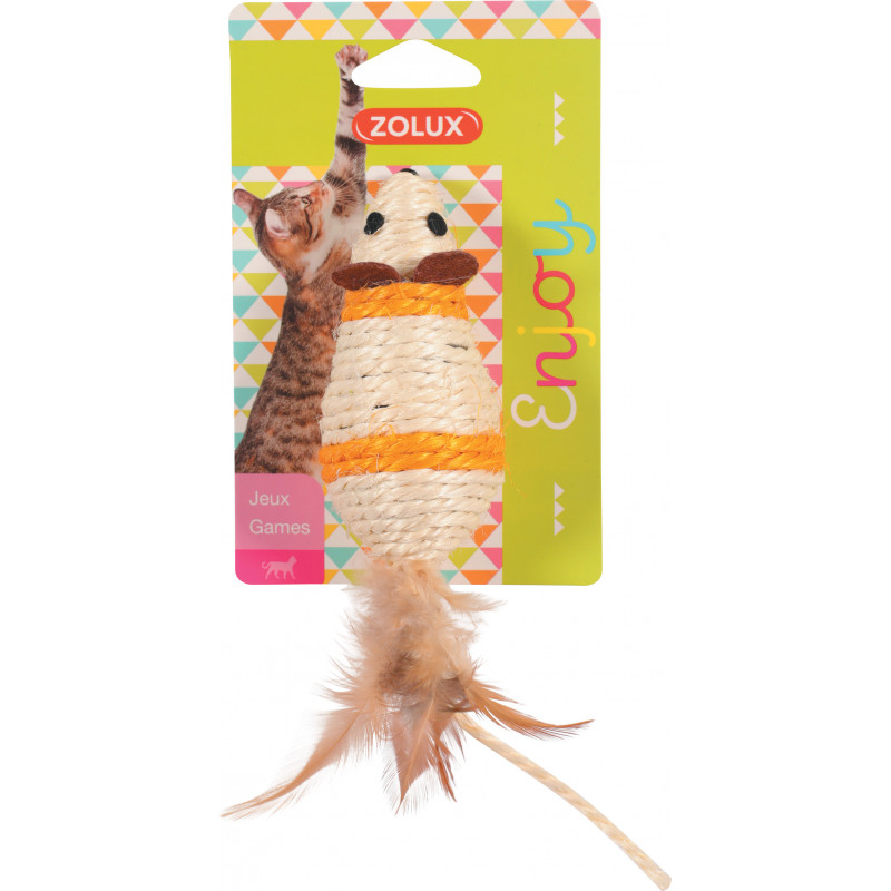JOUET CHAT SISAL SOURIS AS