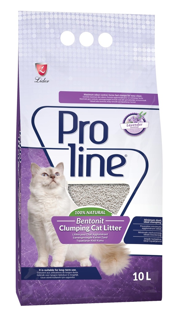 PROLINE CAT LITTIER LAVENDRE 5L