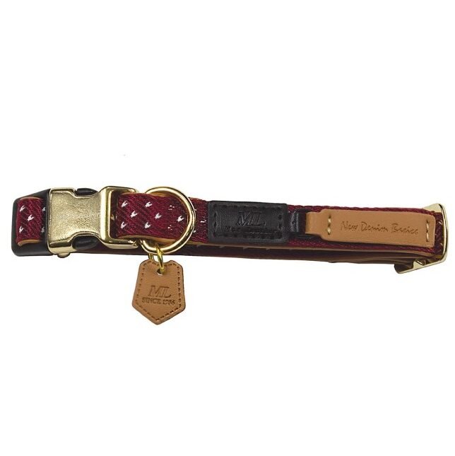 COLLIER REG MC LEATHER 15MM JA