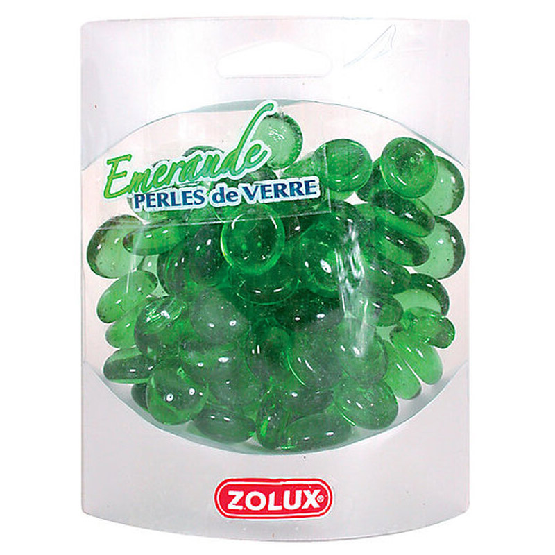 PERLES DE VERRE ÉMERAUDE – 400 Gr