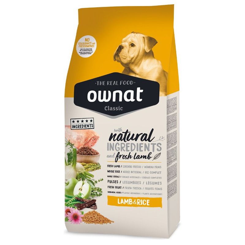OWNAT CLASSIC LAMB RICE DOG 4KG