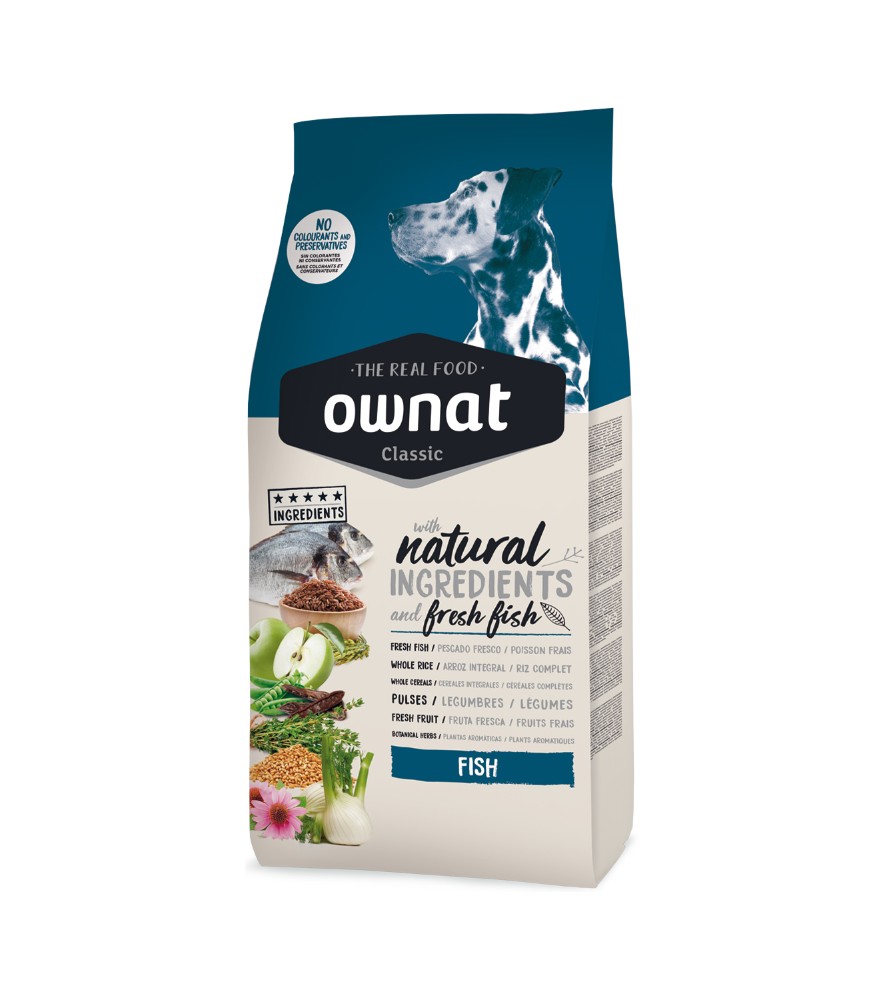 OWNAT CLASSIC FISH 20KG DOG/SAC