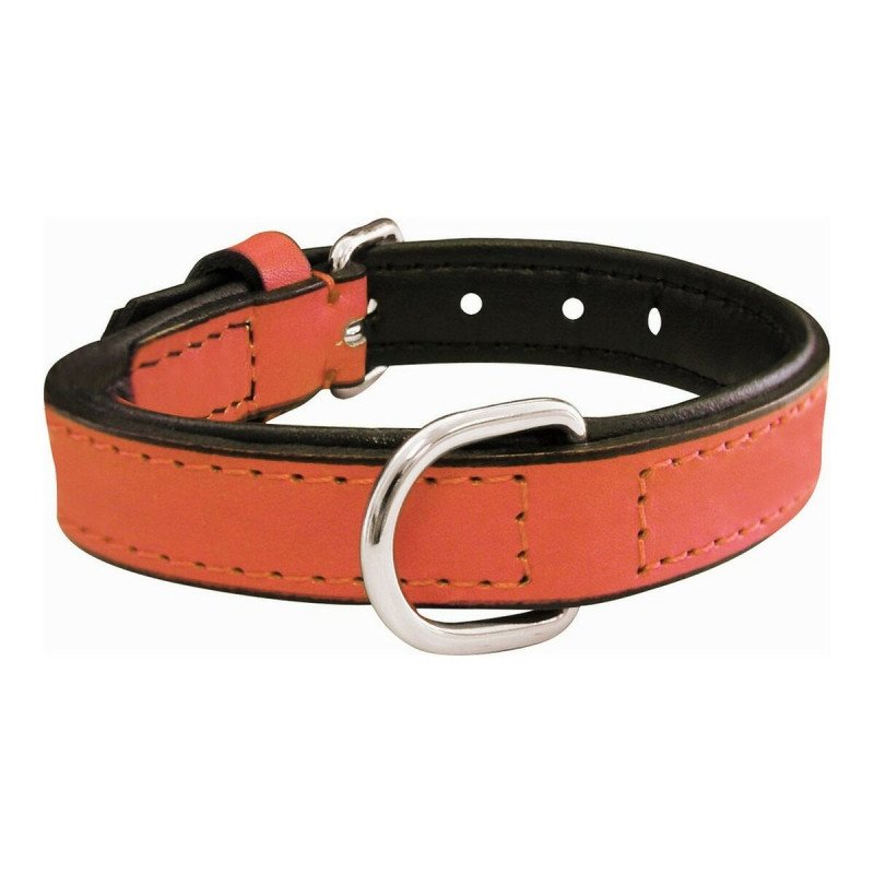 COLLIER CUIR DOUBLE 35CM NAT