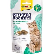 GIMCAT NUTRI POCKETS WITH CATNIP 60G