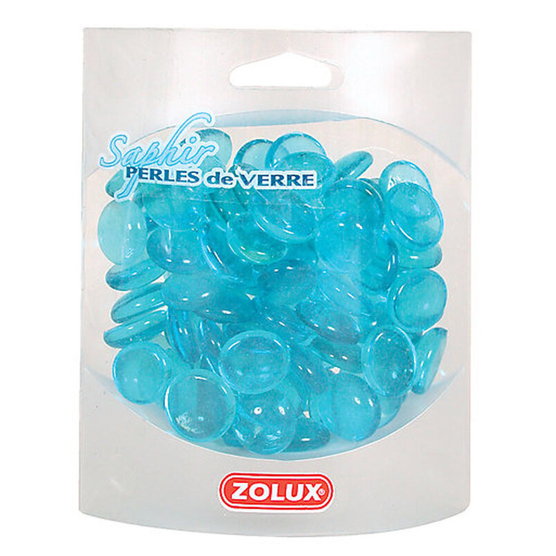 PERLES DE VERRE SAPHIR – 410 Gr