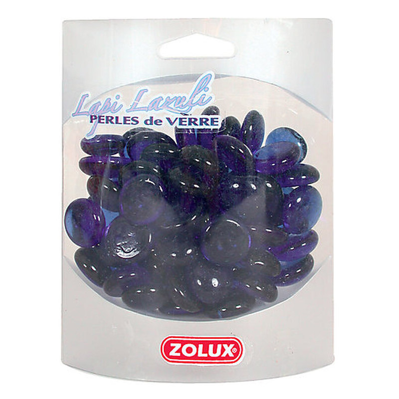 PERLES DE VERRE LAPI LAZULI – 400 Gr
