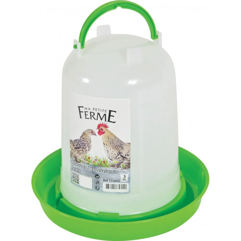 Zolux Abreuvoir Metal Basse Cour 4L Ardoise