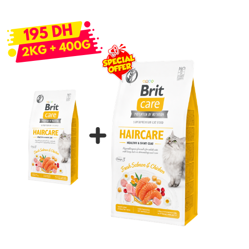 BRIT CARE CAT GRAIN FREE HAIRCARE 7 KG