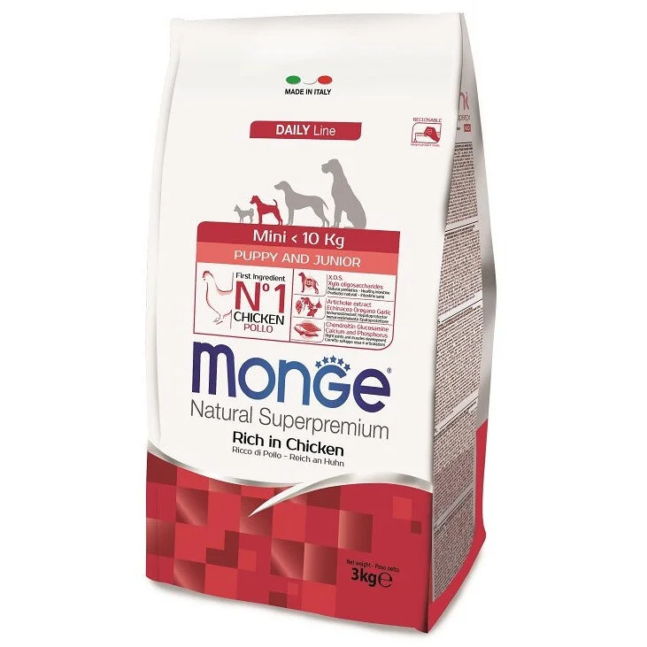 Monge Mini Puppy 3kg chicken 