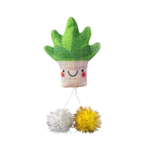 Jouet pour chat en forme de cactus avec Herbe à Chat LeoPet