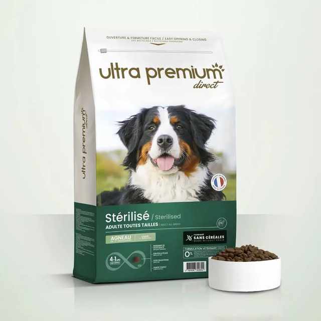 Ultra Premium Chien adulte en surpoids/stérilisé Croquettes light sans céréales – 12kg