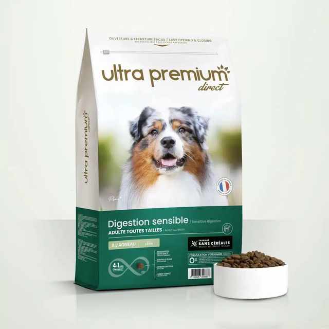 Ultra Premium Chien sensible toutes tailles Croquette sans céréales 4kg |12kg