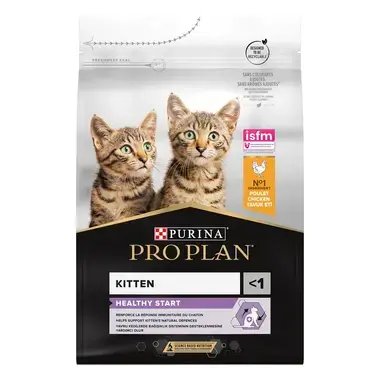 Pro Plan Kitten Healthy Start riche en poulet pour chaton 1.5 kg | 10kg
