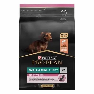 Pro Plan Small/Mini Puppy Sensitie Skin salmon 3kg