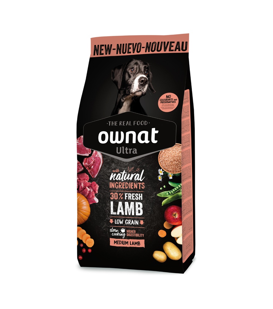 Ownat Ultra Medium Lamb 12kg